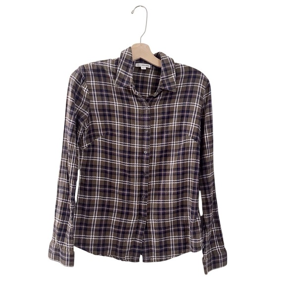 James Perse Tops - Standard James Perse Flannel Plaid Button Up Shirt